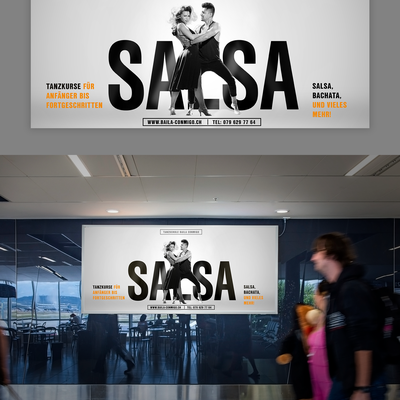 Window Sinage for Dance School