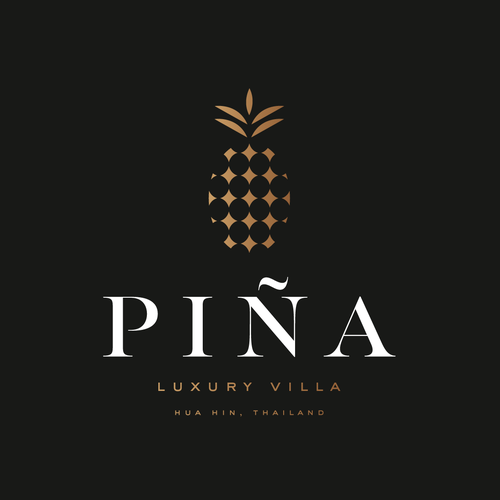 Thai logo with the title 'Piña / Luxury Villa'