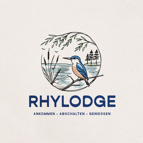 Logo with the title 'Logo for Rhylodge '