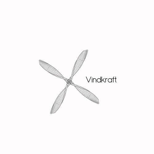 Wind logo with the title 'Vindkraft'