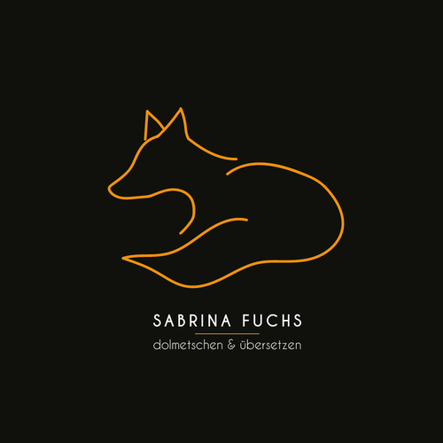 Freelancer logo with the title 'Logokonzept für eine Dolmetscherin'