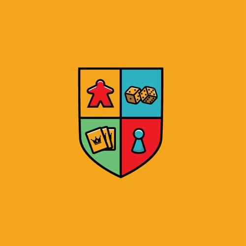 Hustle logo with the title 'The Meeple's academy'