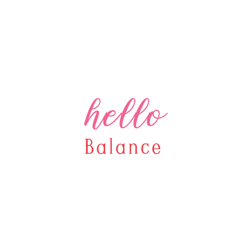Young adult logo with the title 'Hello Balance'