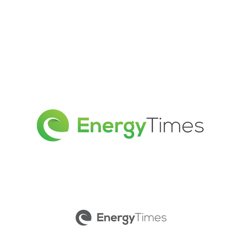 Leaf logo with the title 'Logo for a health & wellness publication'