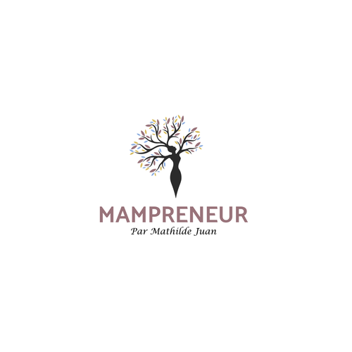 Motherhood logo with the title 'MAMPRENEUR'