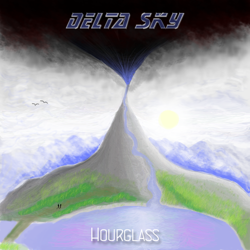 Abstract artwork with the title 'Logo concept for CD/vinyl cover'