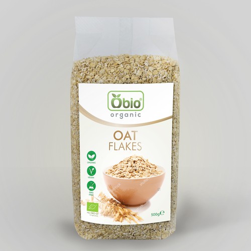 Vegan label with the title 'Label for organic food reseller '