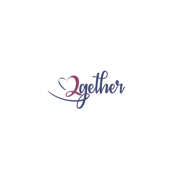 Curvy logo with the title 'A Logo for financial consulting : 2gether'