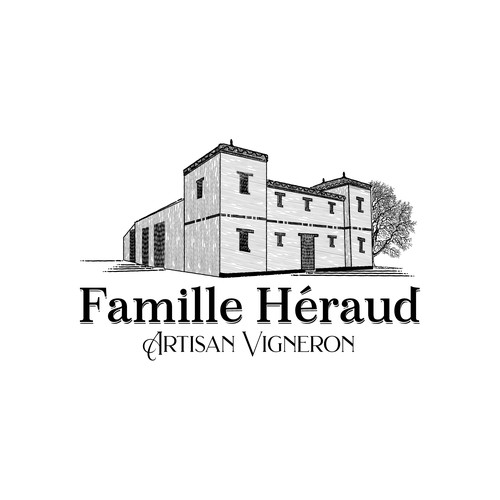 Vine design with the title 'Logo for a winemaker'