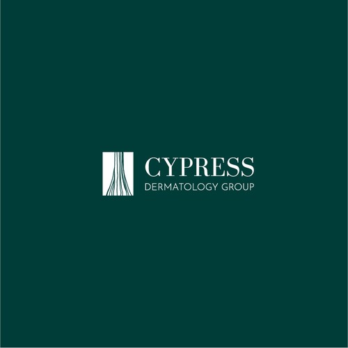 Dermatology logo with the title 'Logo design for Cypress Dermatology Group'
