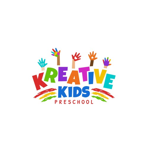 Dynamic brand with the title 'Kreative Kids Preschool'