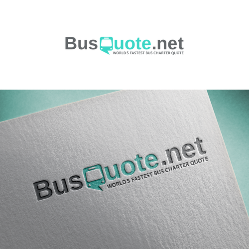 Bus logo with the title 'Bus Quote.net '
