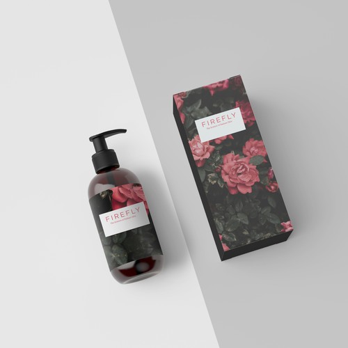 Lotion packaging with the title 'Lotion package design concept'