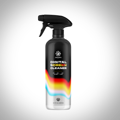 Cleaner design with the title 'Digital Screen Cleaner'