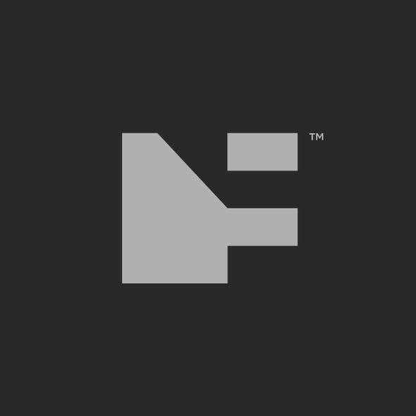 Nf logo with the title 'brandmark-NR0344'