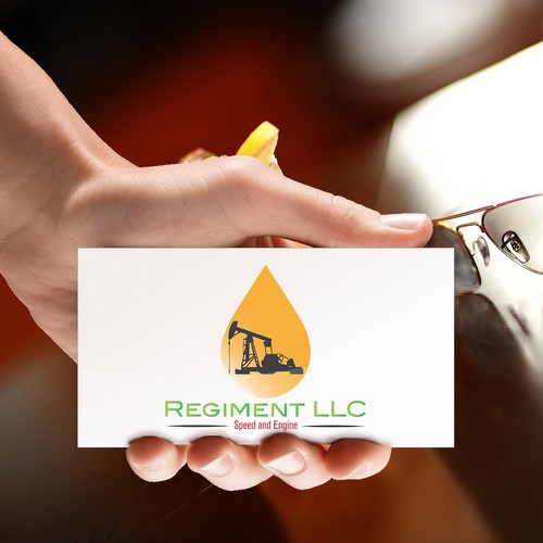 Corporate design logo with the title 'Logo Design for Oilfield Service Company '