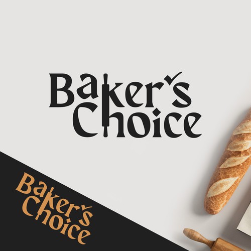 Whisk logo with the title 'Minimalistic contest entry for a bakery'