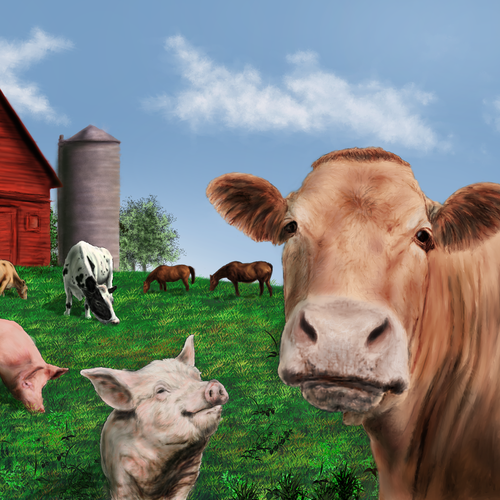 Horse t-shirt with the title 'T-Shirt Animal Illustration Request'