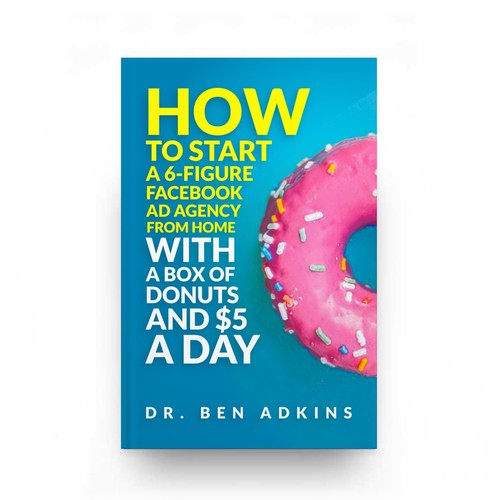 Pink book cover with the title 'Fun and Bight How-to Book Cover'