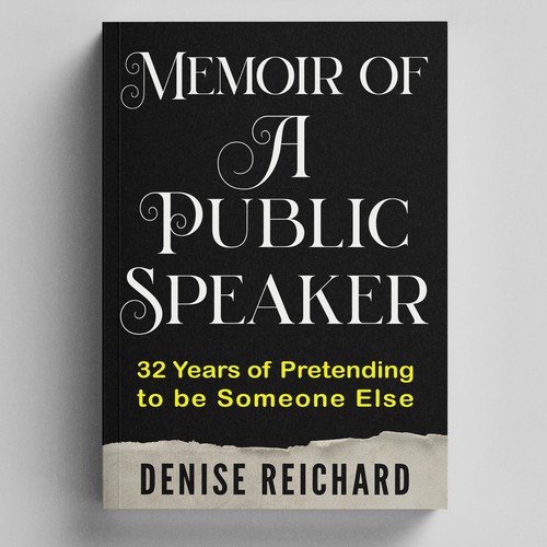 Biography book cover with the title 'Memoir of a Public Speaker'