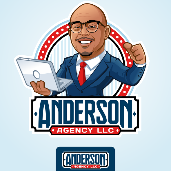 Mascot brand with the title 'Anderson Agency LLC'