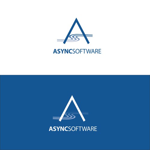 Attractive logo with the title 'Async Software'
