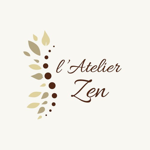 Zen brand with the title 'Logo for massage therapy'