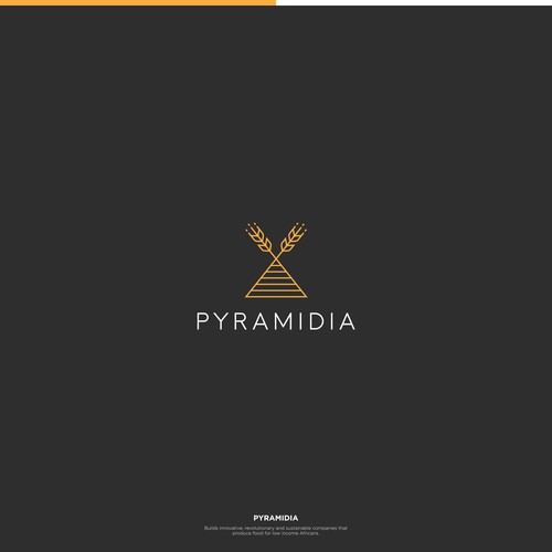 Egyptian design with the title 'Pyramidia'