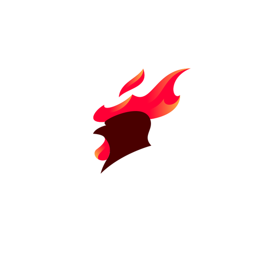 Fast food design with the title 'Hot Chicken'