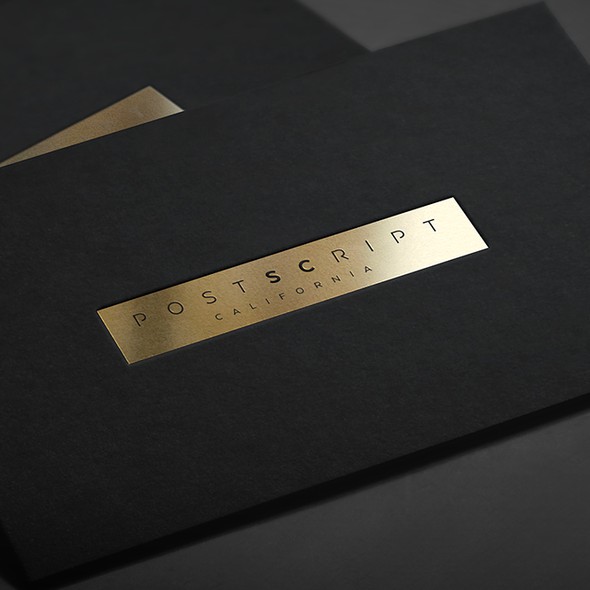 Black brand with the title 'Logo design for fashion company'