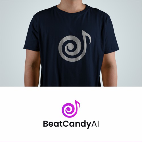 DJ design with the title 'Beatcandy logo'