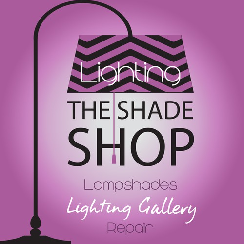 Shop brand with the title 'The shade shop logo'