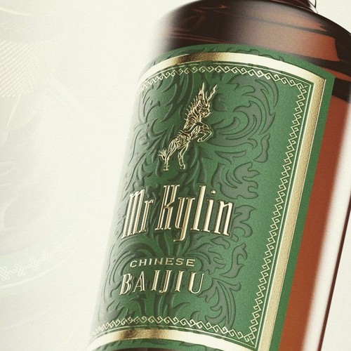 Packaging label with the title 'Mr Kylin'
