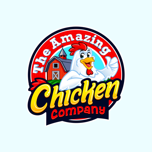 Happy logo with the title 'Happy Chicken Company Logo'