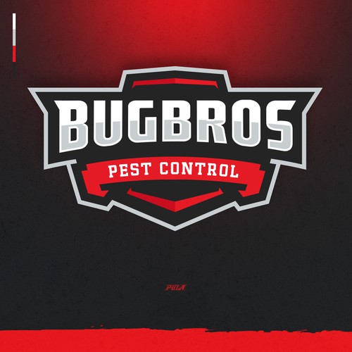 Pest control design with the title 'Design a memorable logo for a pest control company that makes people smile.'