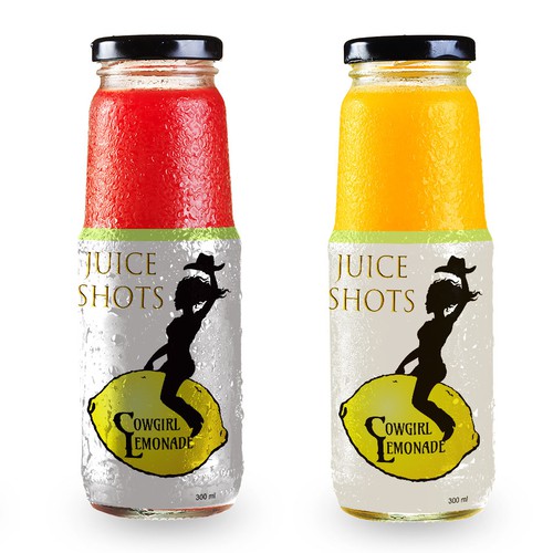 Professional packaging with the title 'Beverage Label'