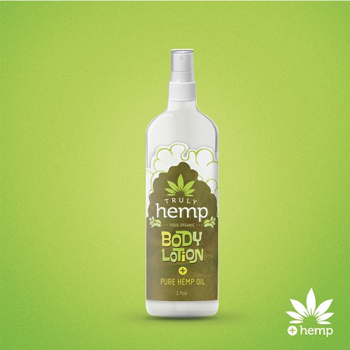 Cannabis label with the title 'Truly Hemp  product label'