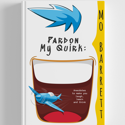 Drawing book cover with the title 'Book cover design.'