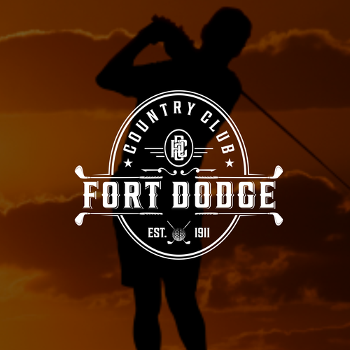 Country logo with the title 'Fort Dodge Country Club'