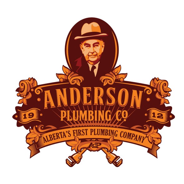 Victorian logo with the title 'Anderson Plumbing'