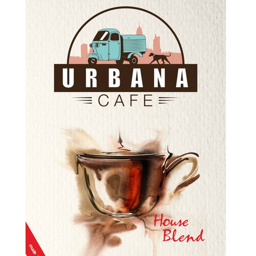 Shop packaging with the title 'label'