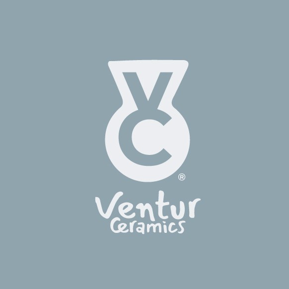 Ceramic logo with the title 'ceramics monogram'