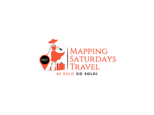 Tourism brand with the title 'Travel logo'