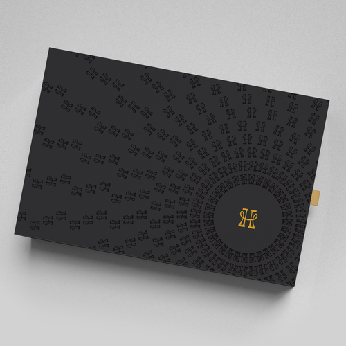 Fancy design with the title 'Packaging contest entry'