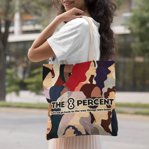 Women's fashion design with the title 'The  8 Percent'