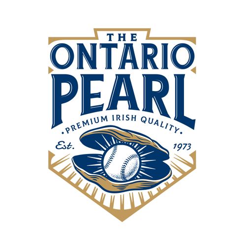 Baseball logo with the title 'shield logo'