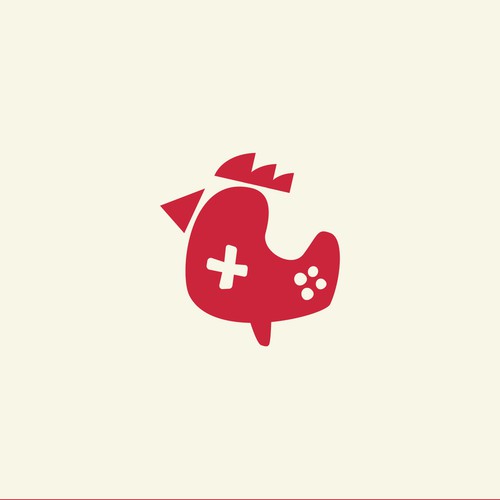 Gamer pfp logo with the title 'Chicken Gamer logo'