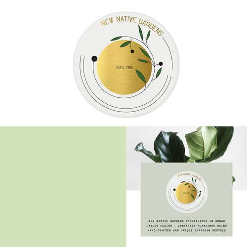 Easy to draw logo with the title 'Logo for a plant based products'