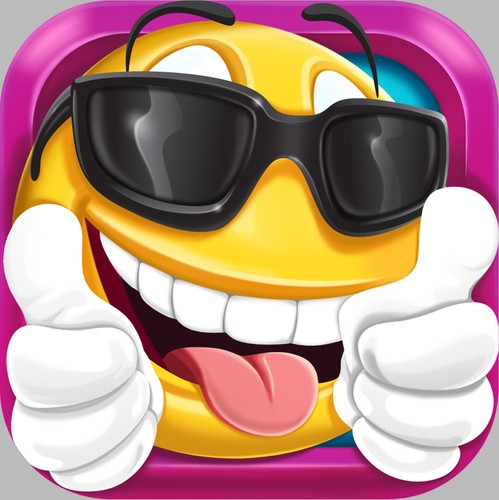 Smile design with the title 'Icon for Emoji quiz game'