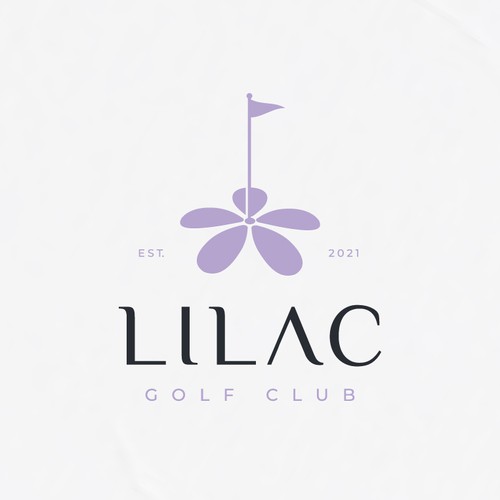 Pictorial logo with the title 'Lilac Golf Club'